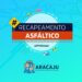 Recampeamento asfáltico: vias em obras continuam com interdições nesta terça, 23