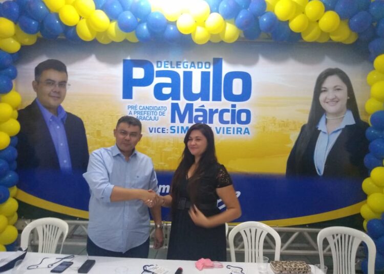 Homologada a candidatura do Delegado Paulo Márcio a prefeito de Aracaju