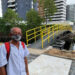 No Jardins, Prefeitura constrói passarela sobre canal do Tramandaí