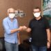 Prefeito Edvaldo recebe o deputado federal Fábio Mitidieri