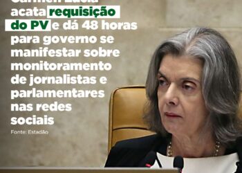 Ministra Cármen Lúcia dá 48 horas para que a Secretaria de Governo enviar informações