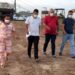 Prefeito visita obra de construção da creche do Parque dos Faróis