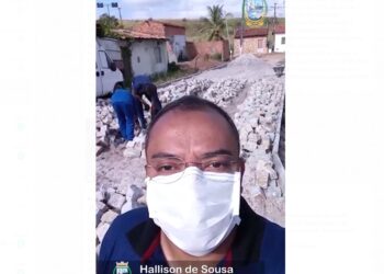 Prefeitura de Socorro realiza pavimentação do Lot. Palmares