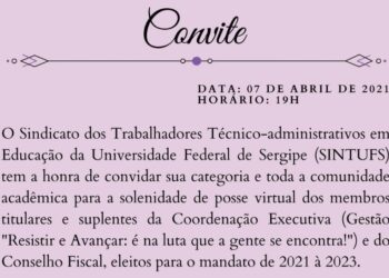 Nova Diretoria do Sintufs toma posse nesta quarta (07)