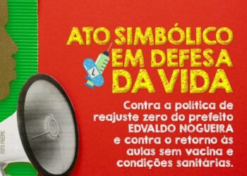 SINDIPEMA realiza ato simbólico em defesa da vida