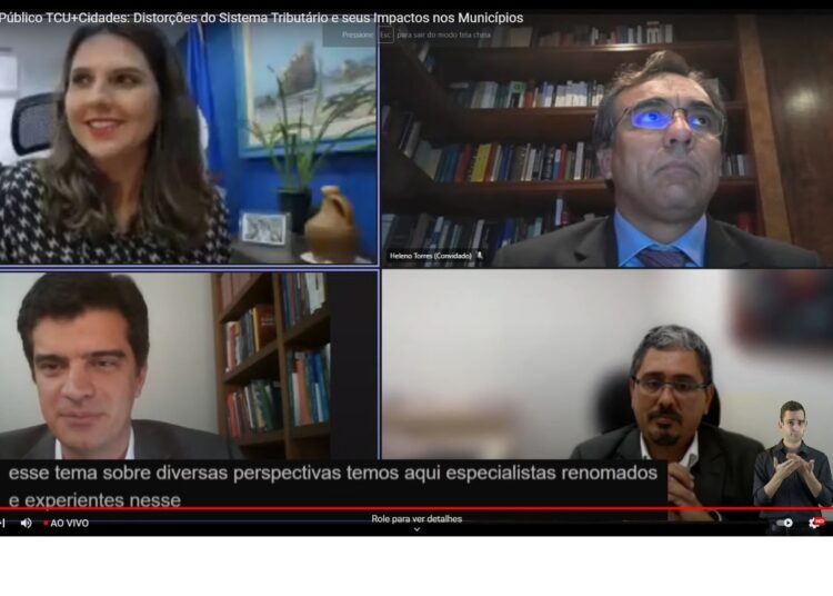 Prefeitura participa de debate sobre impactos da reforma tributária em webnário do TCU