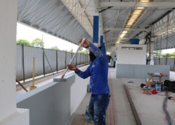 Com avanço da obra, novo trecho do Terminal DIA será bloqueado a partir do dia 9