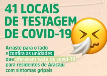 Aracaju amplia testagem para covid; saiba onde e como acessar o serviço