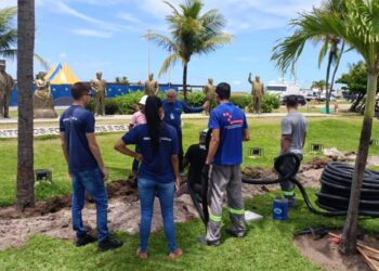 Prefeitura reforça iluminação no Monumento aos Formadores da Nacionalidade