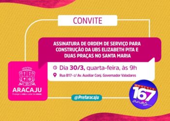Aracaju 167 anos: início da construção de UBS e novas praças no Santa Maria