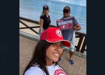 O fotógrafo de coração sergipano na cidade de Macéio para divulgar a Festa do Peão de Boiadeiro de Barretos