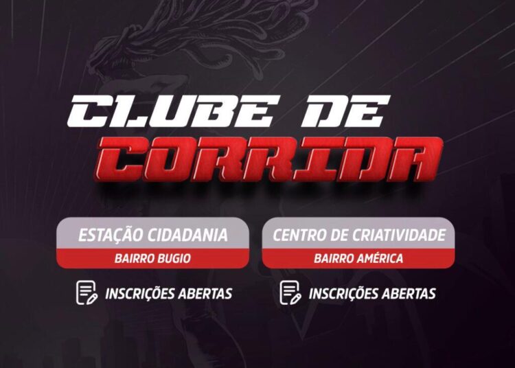 Prefeitura continua com inscrições para Clube de Corrida em dois polos da Academia da Cidade