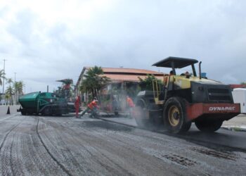 Prefeitura conclui repavimentação asfáltica da avenida Santos Dumont