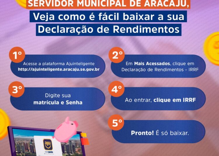 Comprovante de rendimentos para declaração de IR pode ser emitido até dia 31