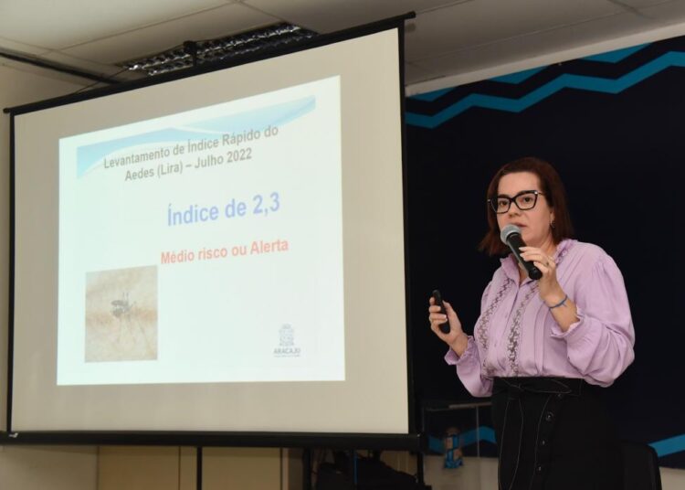 LIRAa: Aracaju continua apresentando médio risco de infestação de Aedes aegypti