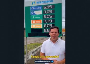 Sergipe não reduz valor de combustível