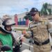 Ação educativa da SMTT conscientiza motociclistas para segurança no trânsito