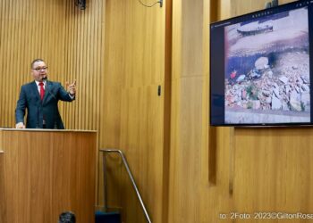 Eduardo Lima externa preocupação com o esgotamento sanitário de Aracaju