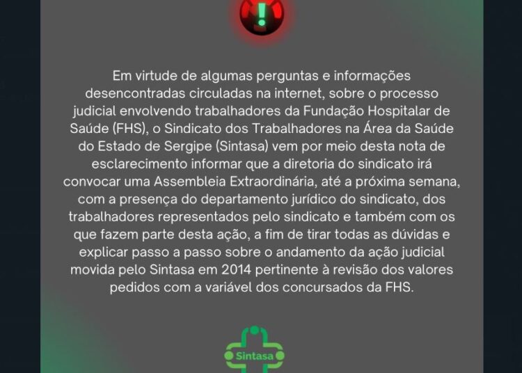 NOTA DE ESCLARECIMENTO