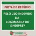 USO INDEVIDO DA LOGOMARCA DO SINDIPREV