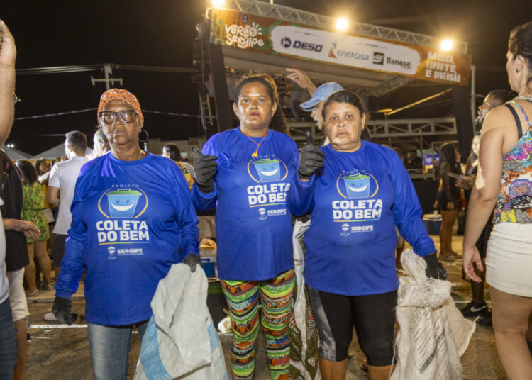 Coleta do Bem já recolheu quase três toneladas de resíduos nas duas primeiras etapas do Verão Sergipe