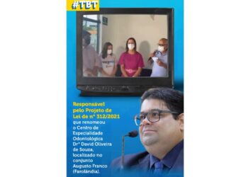 Projeto de Lei de n° 312/2021 – Nós fomos responsáveis, disse o vereador Joaquim da Janelinha.