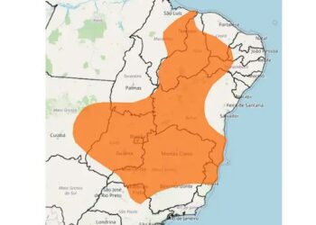 Inmet alerta sobre vento e chuvas intensas em diversas partes do país