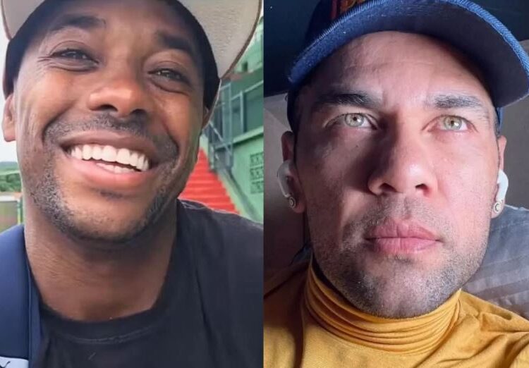 Vídeo: condenado por estupro, Robinho manda recado para Daniel Alves