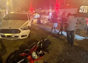 Acidente entre veículos deixa duas pessoas feridas em Itabaiana