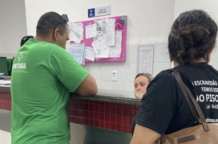 Sintasa realiza visitas e divulga assembleia em Hospitais e CEOs