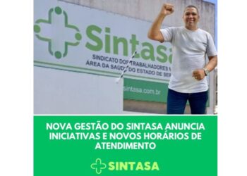 Nova gestão do Sintasa anuncia iniciativas e novos horários de atendimento