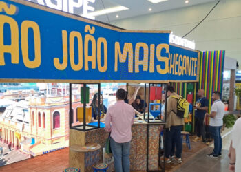 Espaços instagramáveis do Arraiá do Povo proporcionam cliques e recordações para turistas e sergipanos