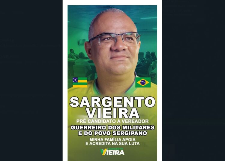 Sargento PM RR Jorge Vieira, ex-presidente da AMESE (Sergipe), um símbolo de coragem e luta pelos policiais e bombeiros militares.