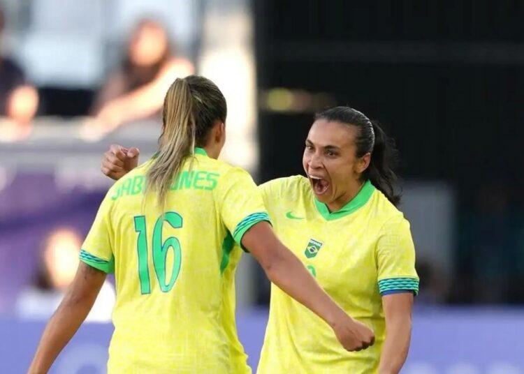 Seleção feminina brasileira faz 1 a 0 na Nigéria na estreia da Olimpíada