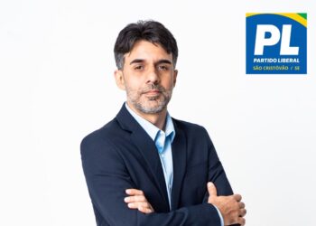Entrevistado, Dr. Adiel Sales, secretário do PL São Cristóvão e pré-candidato a vereador, fala sobre apoio do PL a Diego Prado