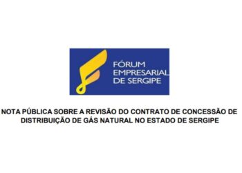 NOTA PÚBLICA SOBRE A REVISÃO DO CONTRATO DE CONCESSÃO DEDISTRIBUIÇÃO DE GÁS NATURAL NO ESTADO DE SERGIPE
