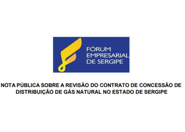 NOTA PÚBLICA SOBRE A REVISÃO DO CONTRATO DE CONCESSÃO DEDISTRIBUIÇÃO DE GÁS NATURAL NO ESTADO DE SERGIPE
