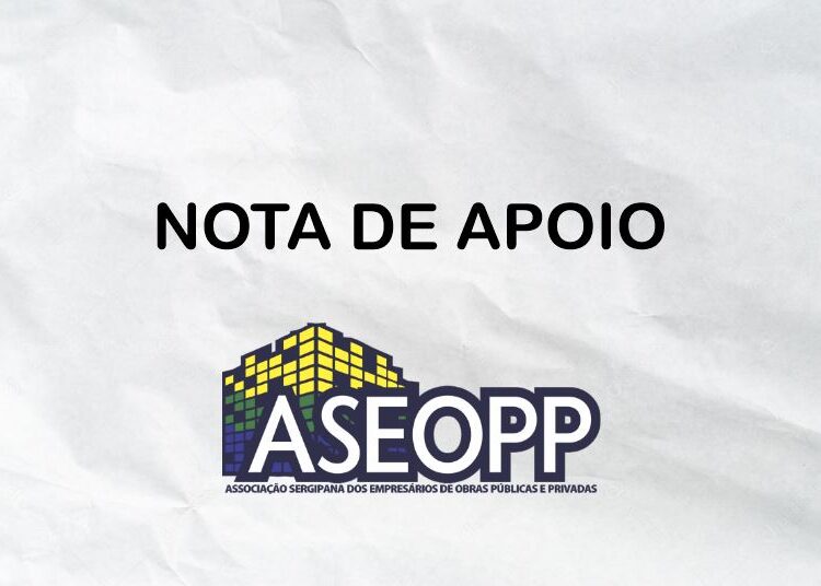 NOTA DE APOIO