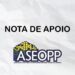 NOTA DE APOIO