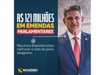 R$ 121 milhões em emendas parlamentares