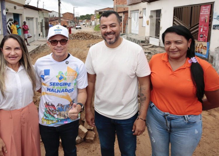 Governador visita obras de drenagem em Riachuelo que vão amenizar impactos das chuvas na região