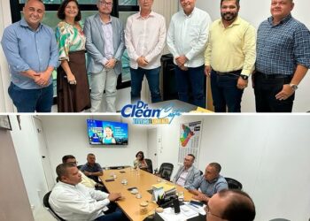 Honra de participar de uma reunião importante no gabinete do vice-governador do estado, Zezinho Sobral