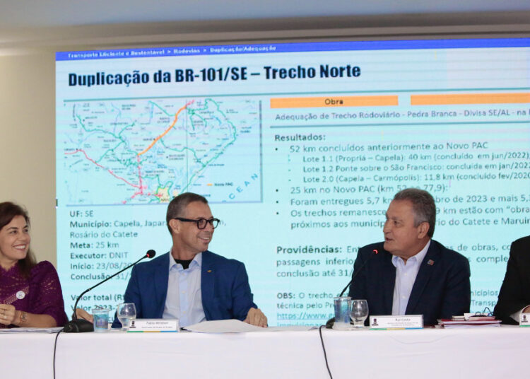Obras com investimento de R$ 74 bilhões do Novo PAC estimulam desenvolvimento de diversas áreas em Sergipe