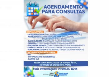 Santo Amaro: AGENDAMENTO DE CONSULTAS