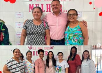 Secretaria Municipal de Saúde de Santo Amaro das Brotas, realizou um café da manhã especial para celebrar o Dia Internacional da Mulher.