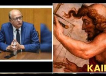 O Vice-Presidente da República visita Aracaju sob forte temporal