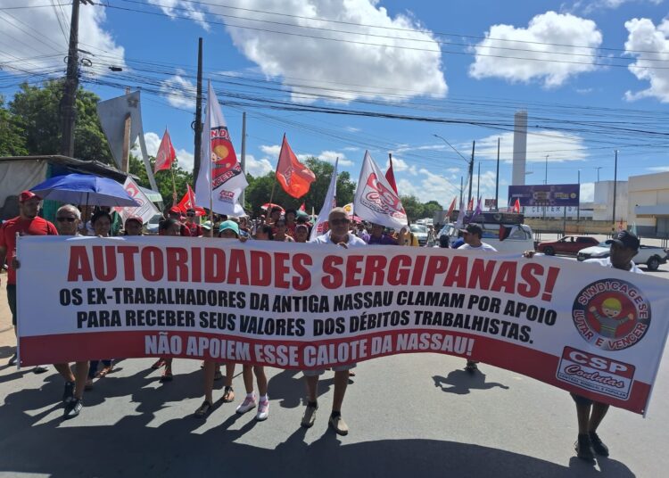 SINDICAGESE e ex-trabalhadores da antiga fábrica de cimento Nassau, vai as ruas no 1º de maio