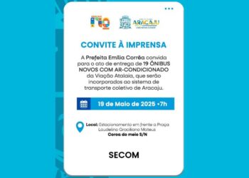 Prefeita Emília entrega mais 19 ônibus com ar-condicionado e eleva frota climatizada para 34 veículos em Aracaju
