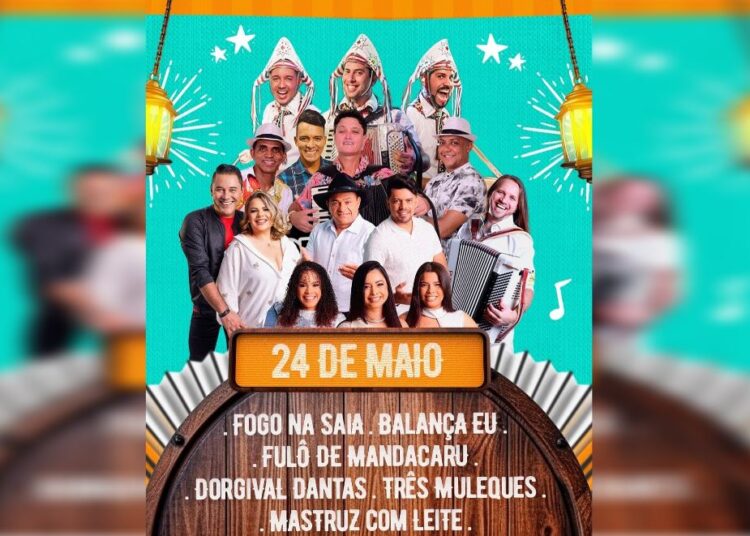 Grandes atrações vão comandar o São João do VIDAM neste sábado na Fazenda Escurial