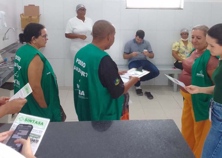 Sintasa visita hospital de Laranjeiras e prepara proposta de acordo coletivo 2025-2026